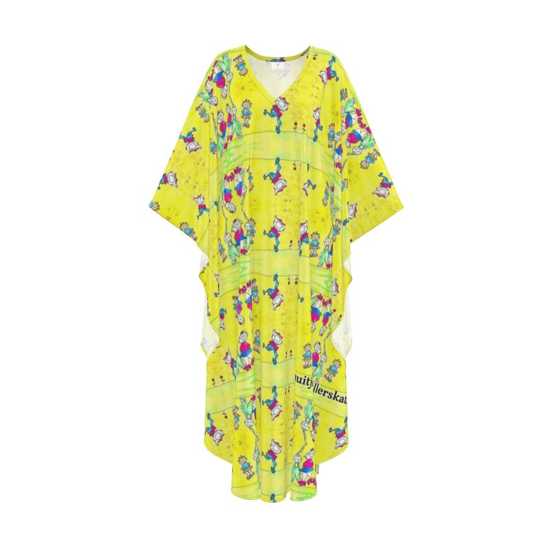 AQP444. Kaftan met naam: De Gnuitjes op rollerskates.