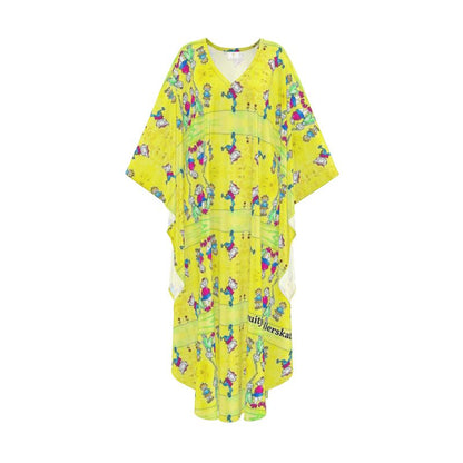 AQP444. Kaftan met naam: De Gnuitjes op rollerskates.