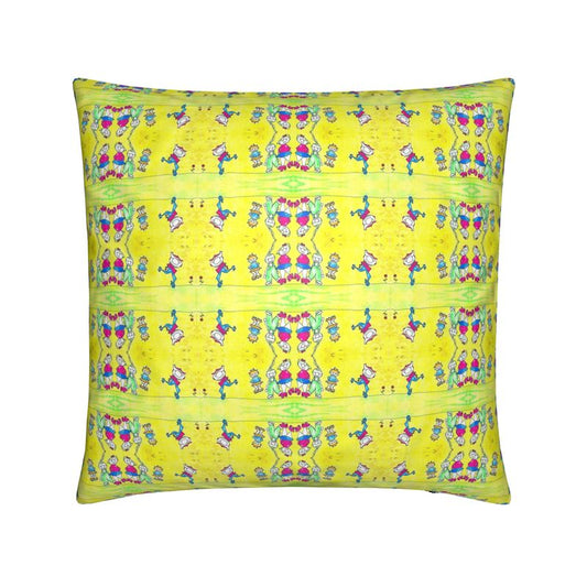 AQP444. Kussens: De Gnuitjes op rollerskates.