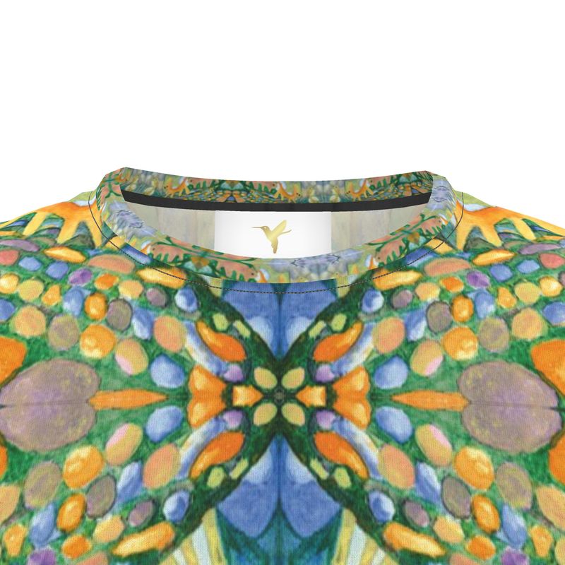 AQ330. Cut and Sew All Over Print T-Shirt: Waar de Vogel Vloog...