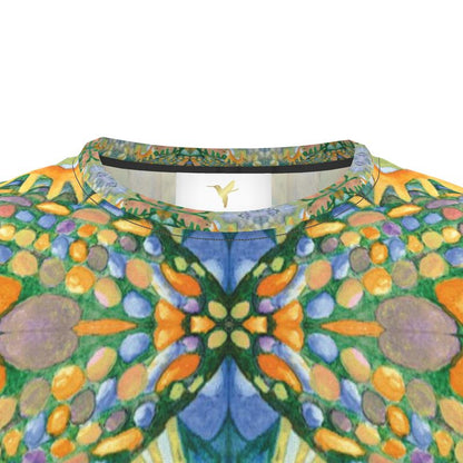 AQ330. Cut and Sew All Over Print T-Shirt: Waar de Vogel Vloog...