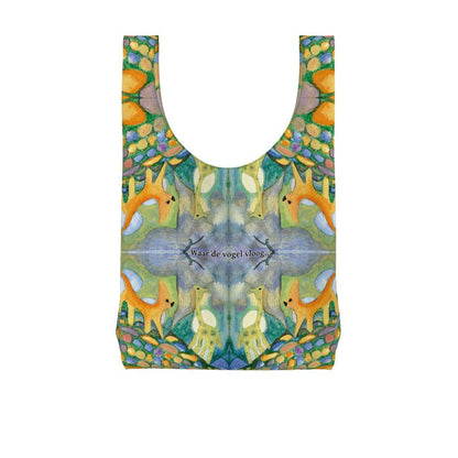 AQ330. Parachute Shopping Bag.: Waar de Vogel Vloog..