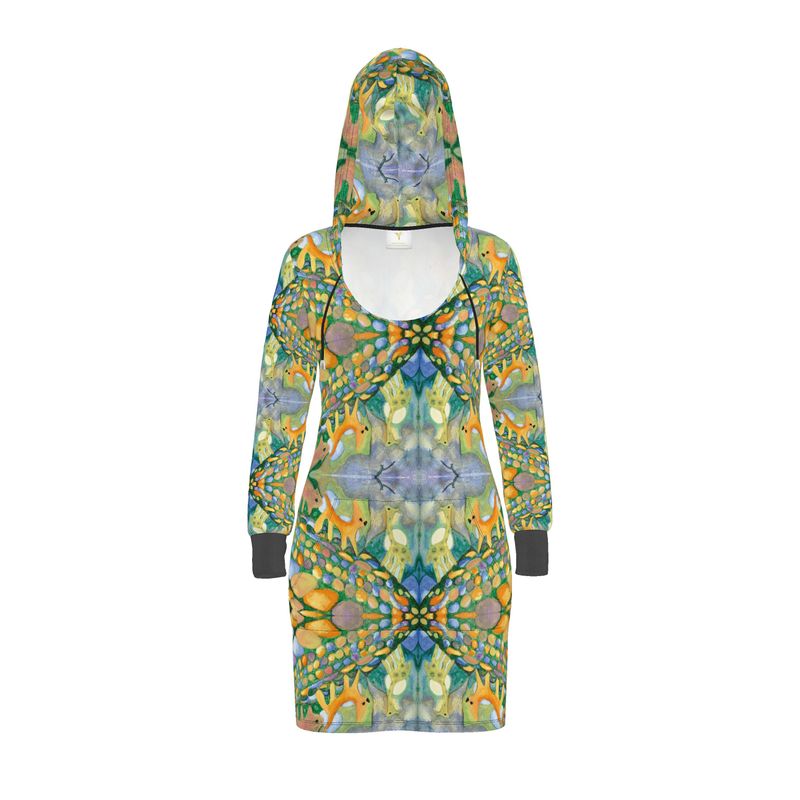AQ330 Hoodie Dress: Waar de Vogel Vloog...