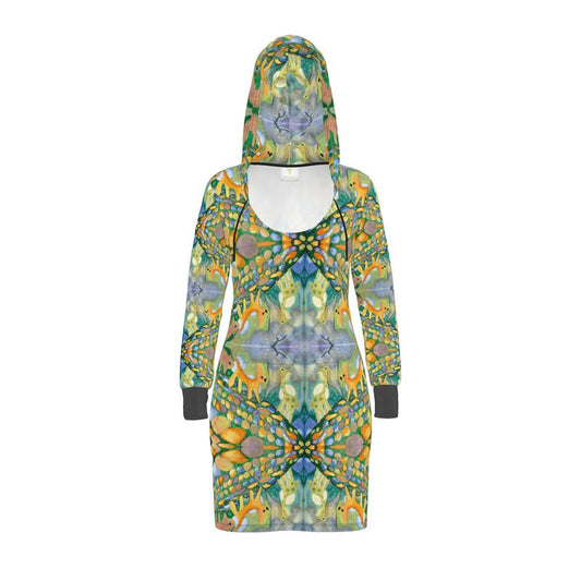 AQ330 Hoodie Dress: Waar de Vogel Vloog...
