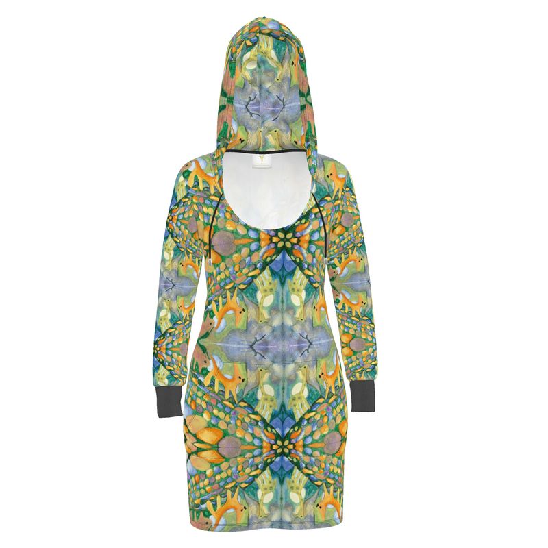 AQ330 Hoodie Dress: Waar de Vogel Vloog...
