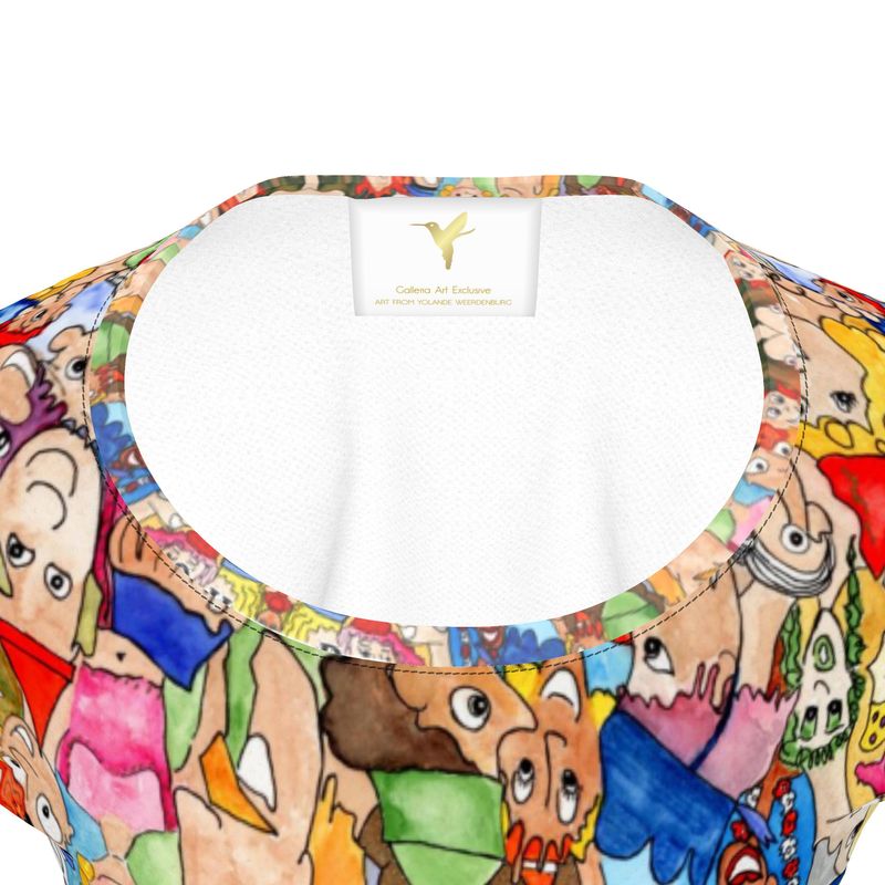 AQP443. Girls Premium T-Shirt: O, Happy Days.