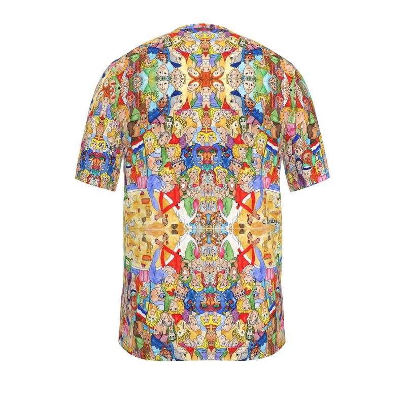AQP443. Mannen T-Shirt: O, Happy Day.