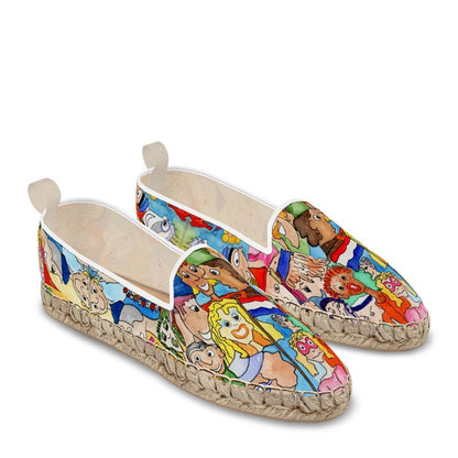 AQP443. Loafer Espadrilles: O, Happy Day.