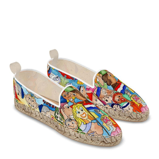 AQP443. Loafer Espadrilles: O, Happy Day.