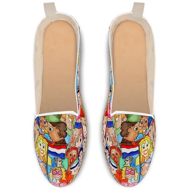 AQP443. Loafer Espadrilles: O, Happy Day.