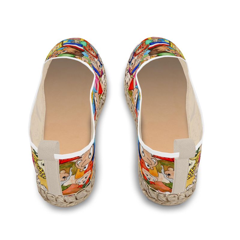 AQP443. Loafer Espadrilles: O, Happy Day.