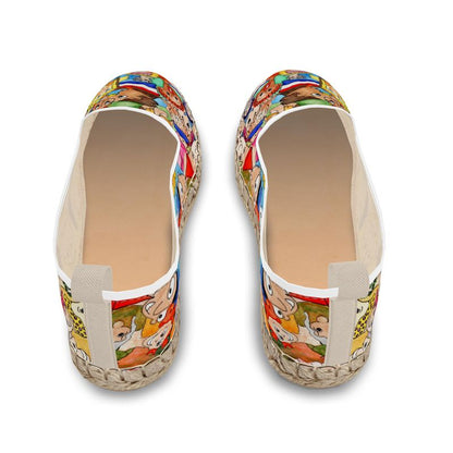 AQP443. Loafer Espadrilles: O, Happy Day.