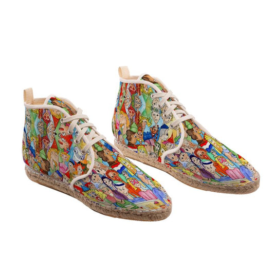 AQP443. Hoge Espadrilles: O, Happy Day.