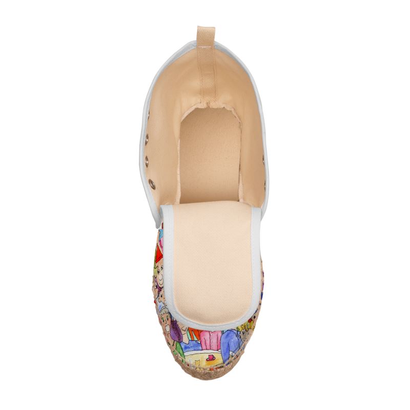 AQP443. Hoge Espadrilles: O, Happy Day.