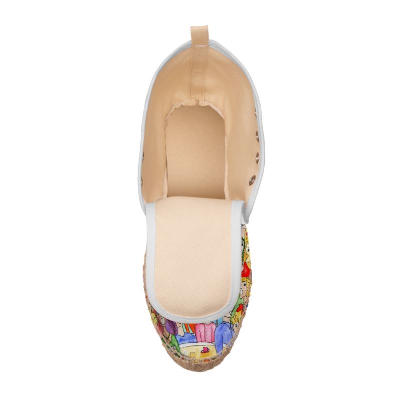 AQP443. Hoge Espadrilles: O, Happy Day.