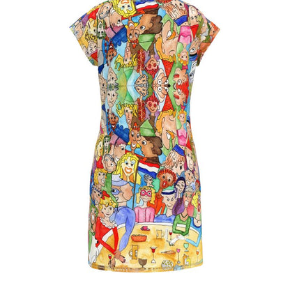 AQP443. Dames Tuniek T-shirt: O, Happy Day.