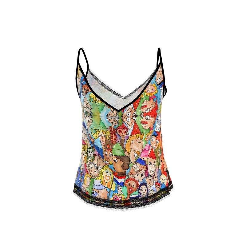 AQP443. Spaghetti Top/Cami: O, Happy Day.