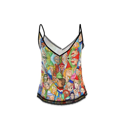 AQP443. Spaghetti Top/Cami: O, Happy Day.