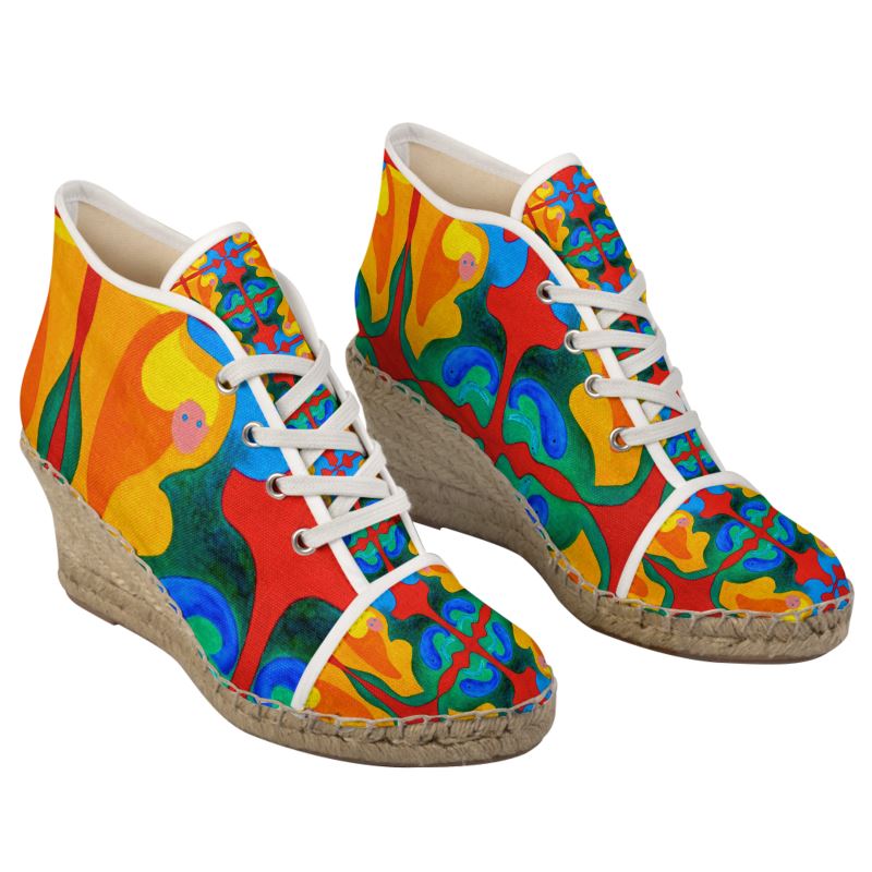 Dames Espadrilles Sleehak