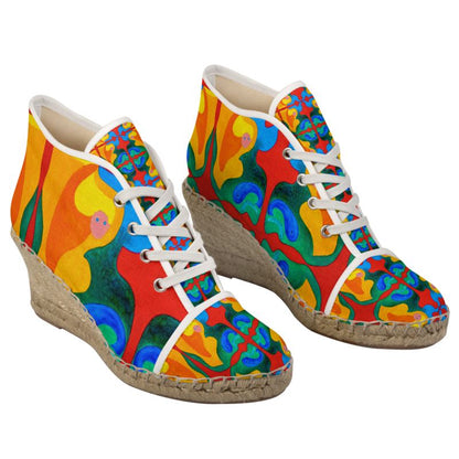 Dames Espadrilles Sleehak