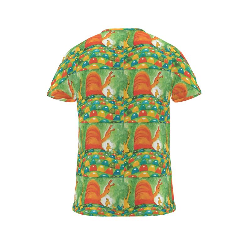 AQP536. Cut and Sew All Over T-Shirt: Zullen We Vriendjes Worden...?