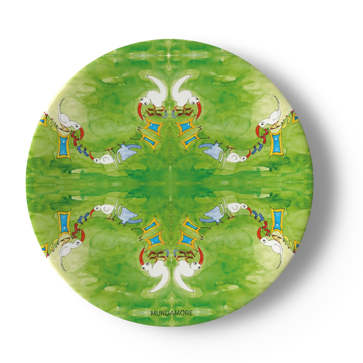AQP412 - 6,5 cm Wasdag Bord van Bone China Porselein.