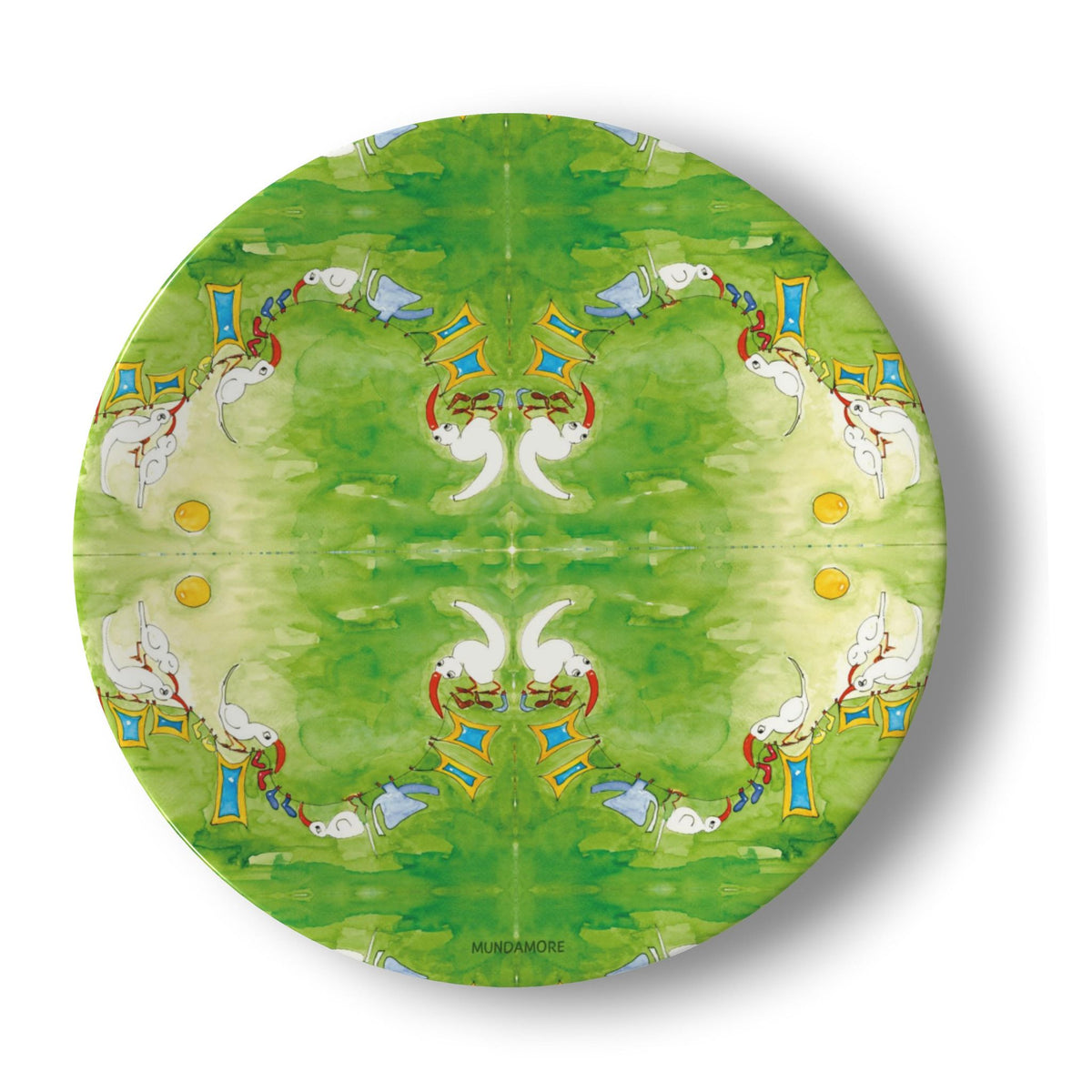 AQP412 Wasdag 8 cm. Design Bord van hoogwaardig Bone China Porselein