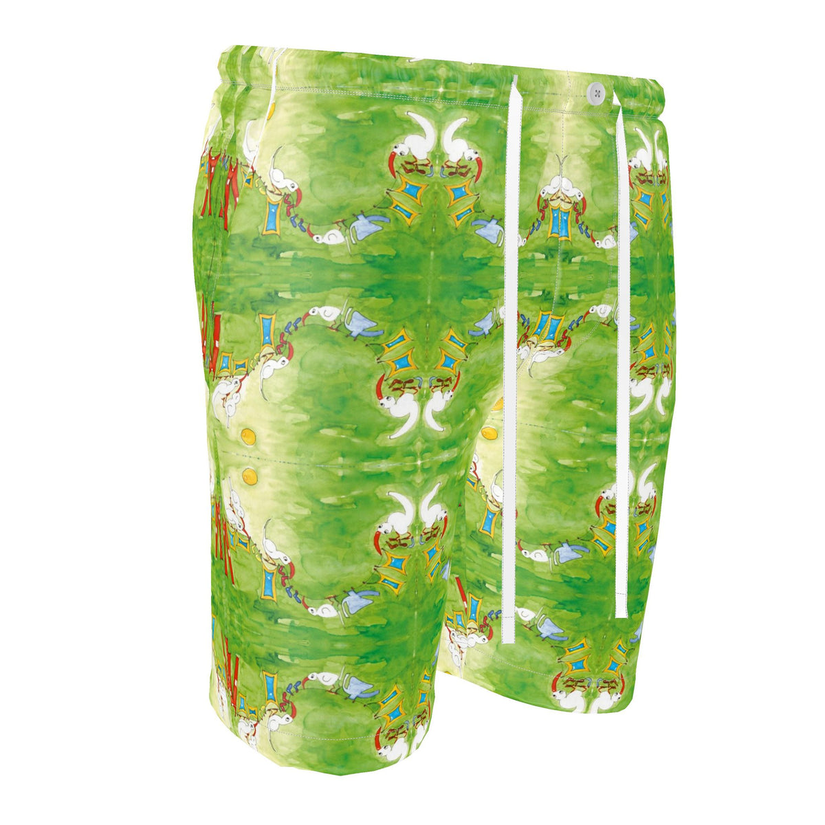 AQP412. WASDAG. Mens Luxury Pyjama Shorts