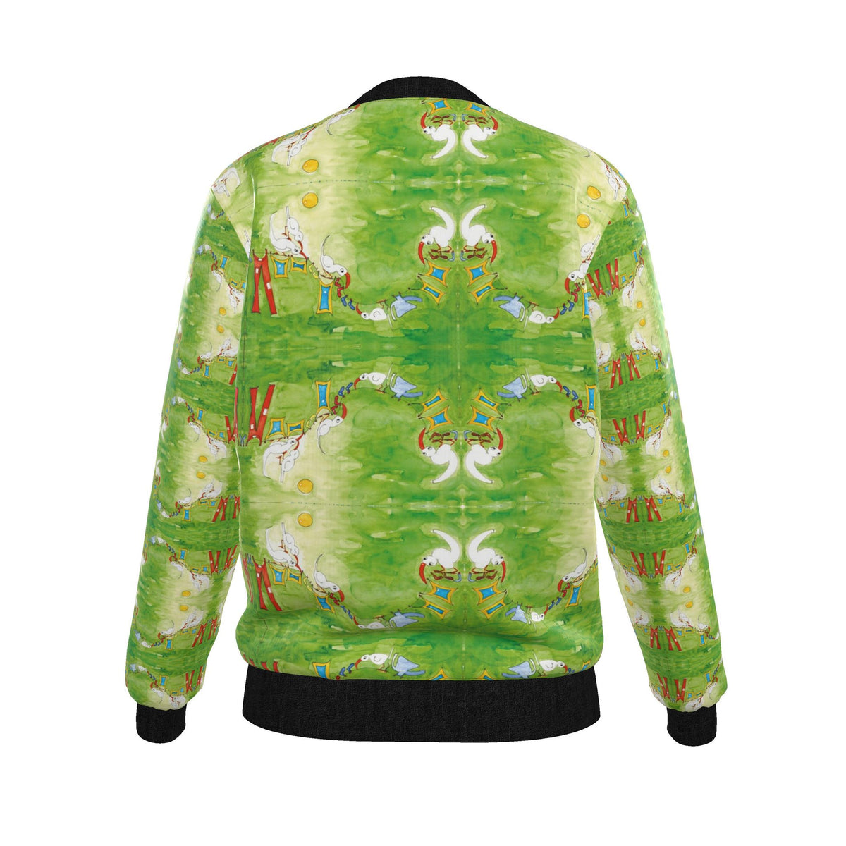 AQP412. WASDAG. Women's Reversible Silk Bomber Jacket