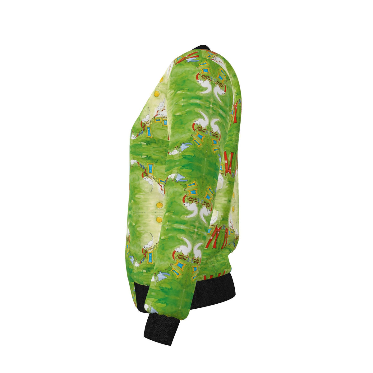 AQP412. WASDAG. Women's Reversible Silk Bomber Jacket