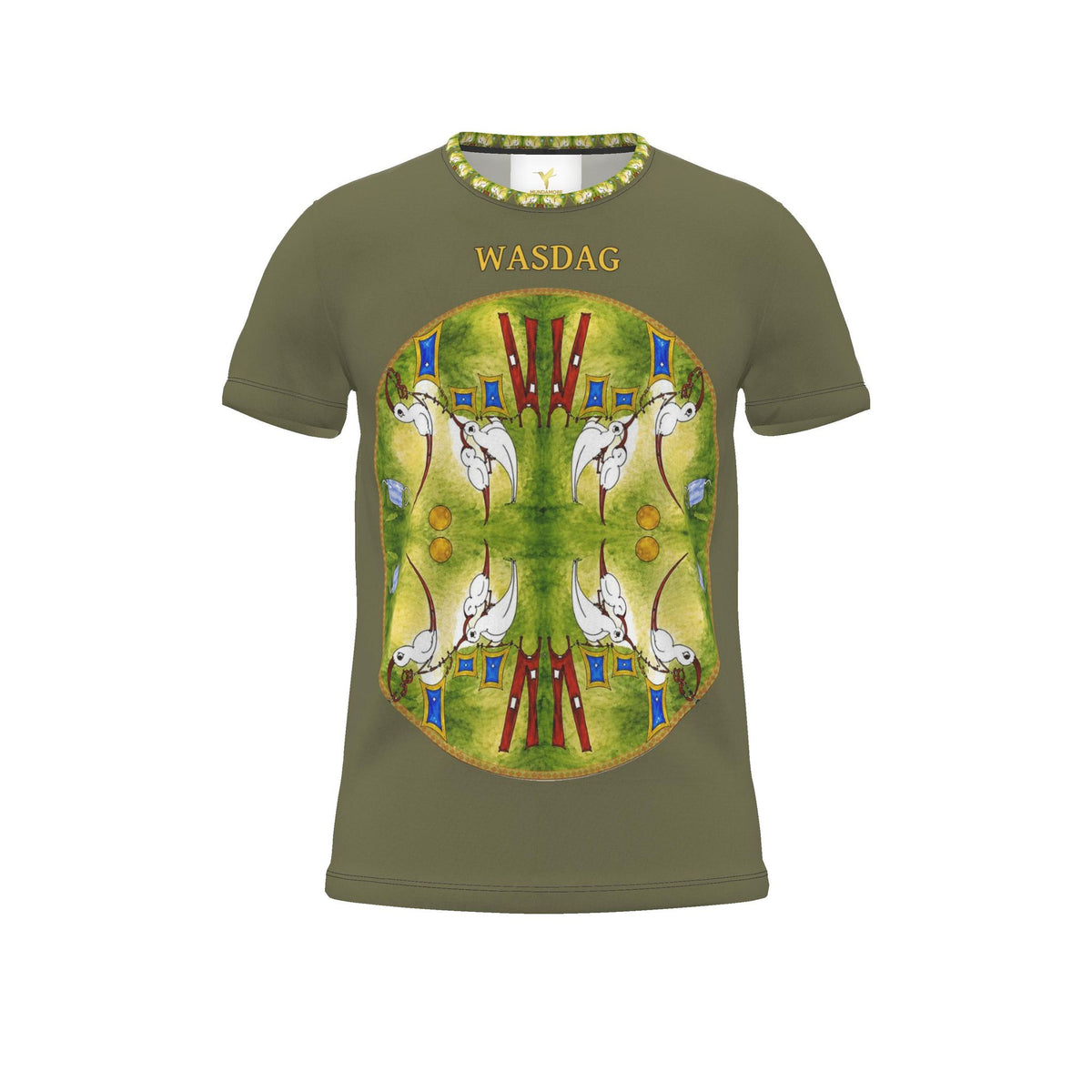 AQP412. WASDAG Design Gepersonaliseerd Heren T-shirt Op Maat
