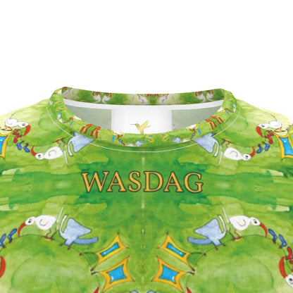 AQP412. WASDAG. Gepersonaliseerd Mannen T-shirt Op Maat
