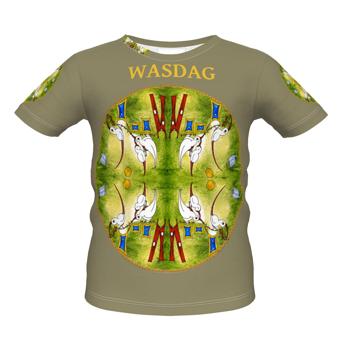 AQP412. WASDAG. Designer Premium Kinder T-shirts