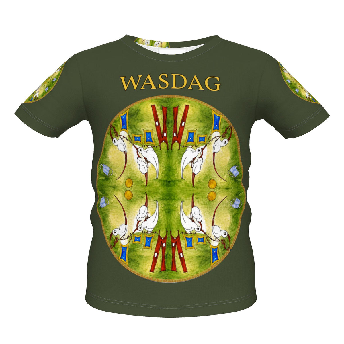 AQP412. WASDAG. Designer Premium  Minder T-shirt.