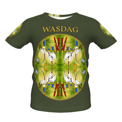 AQP412. WASDAG. Designer Premium  Minder T-shirt.