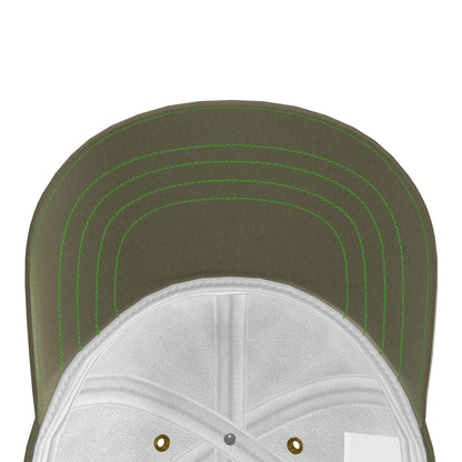 AQP412. WASDAG. Zijden Design Baseball/Honkbalpet
