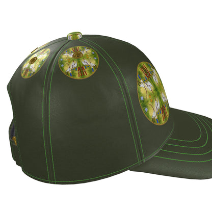 AQP412. WASDAG. Designer Baseball/ Honkbalpet  van Zijde.