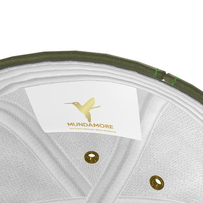 AQP412. WASDAG. Zijden Design Baseballpet van het merk MUNDAMORE