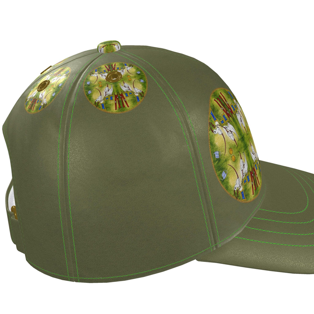AQP412. WASDAG. Zijden Design Baseballpet van het merk MUNDAMORE
