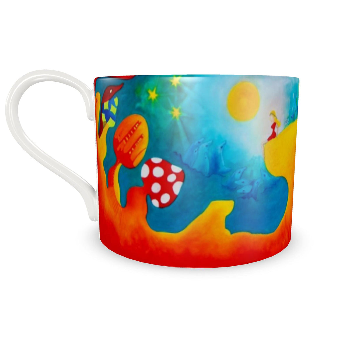 OK296. WITTEKIND. Design Koffiekop met Schotel van MUNDAMORE