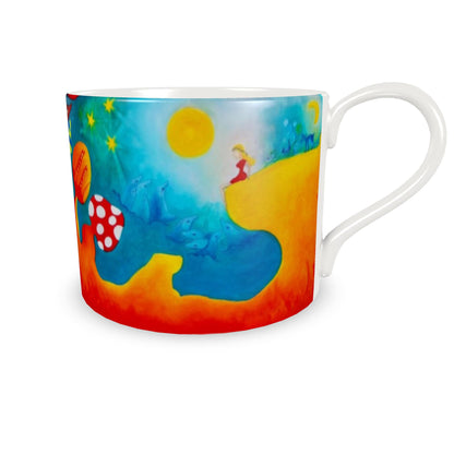 OK296. WITTEKIND. Design Koffiekop met Schotel van MUNDAMORE