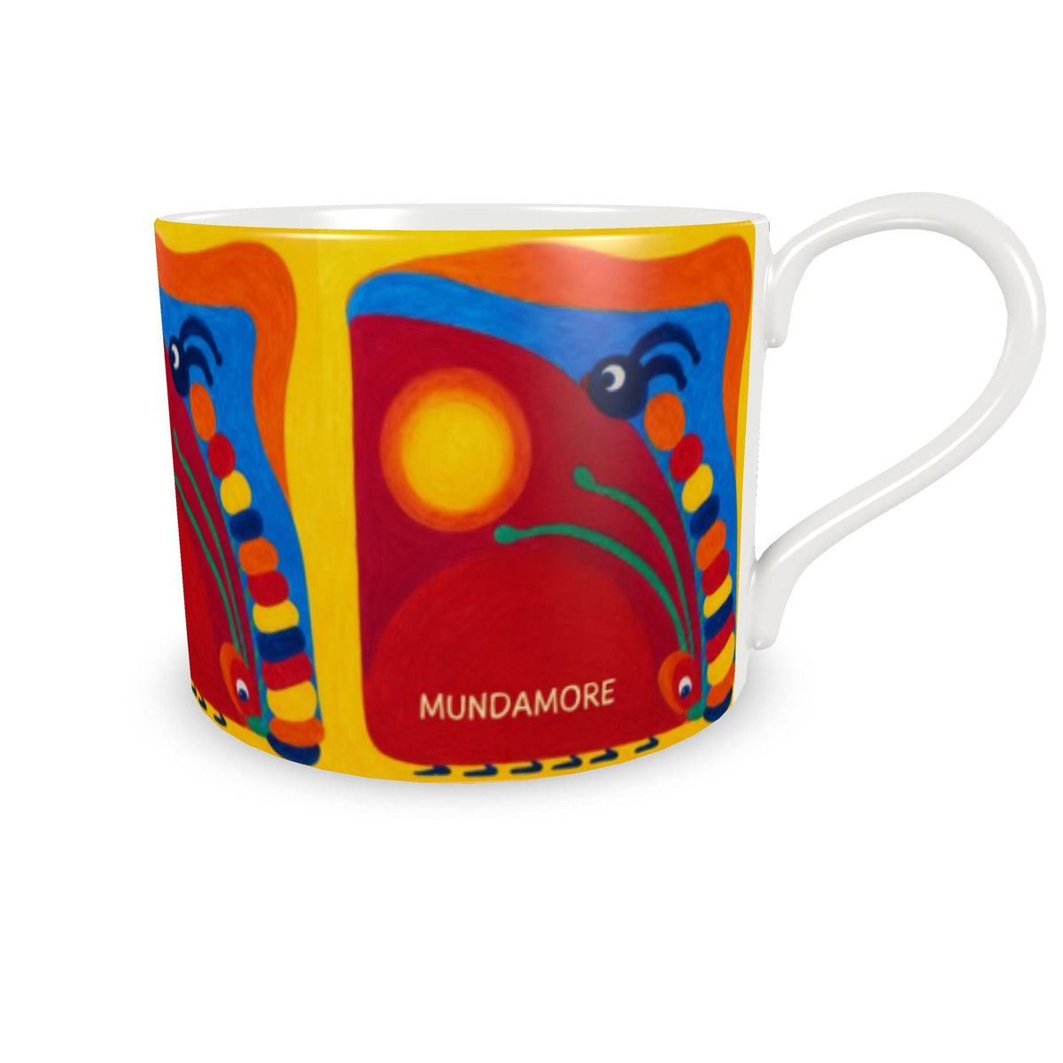 OK229. COLOURFULL LIFE. Design Kop met Schotel van het merk MUNDAMORE.