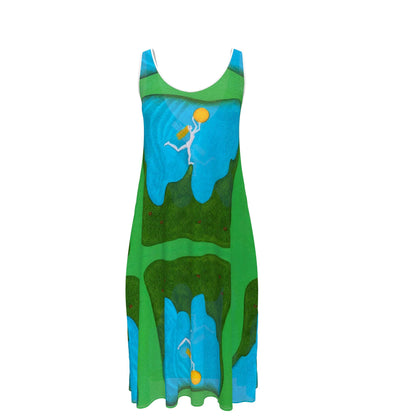 OK291. Zonnekind: Mouwloze Midi Jurk