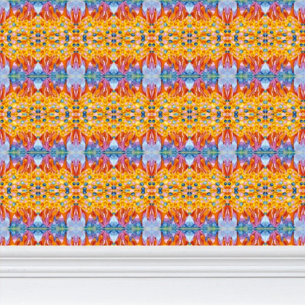 AQ312. Repeat Pattern Wallpaper: Een bijzondere sterrenhemel.